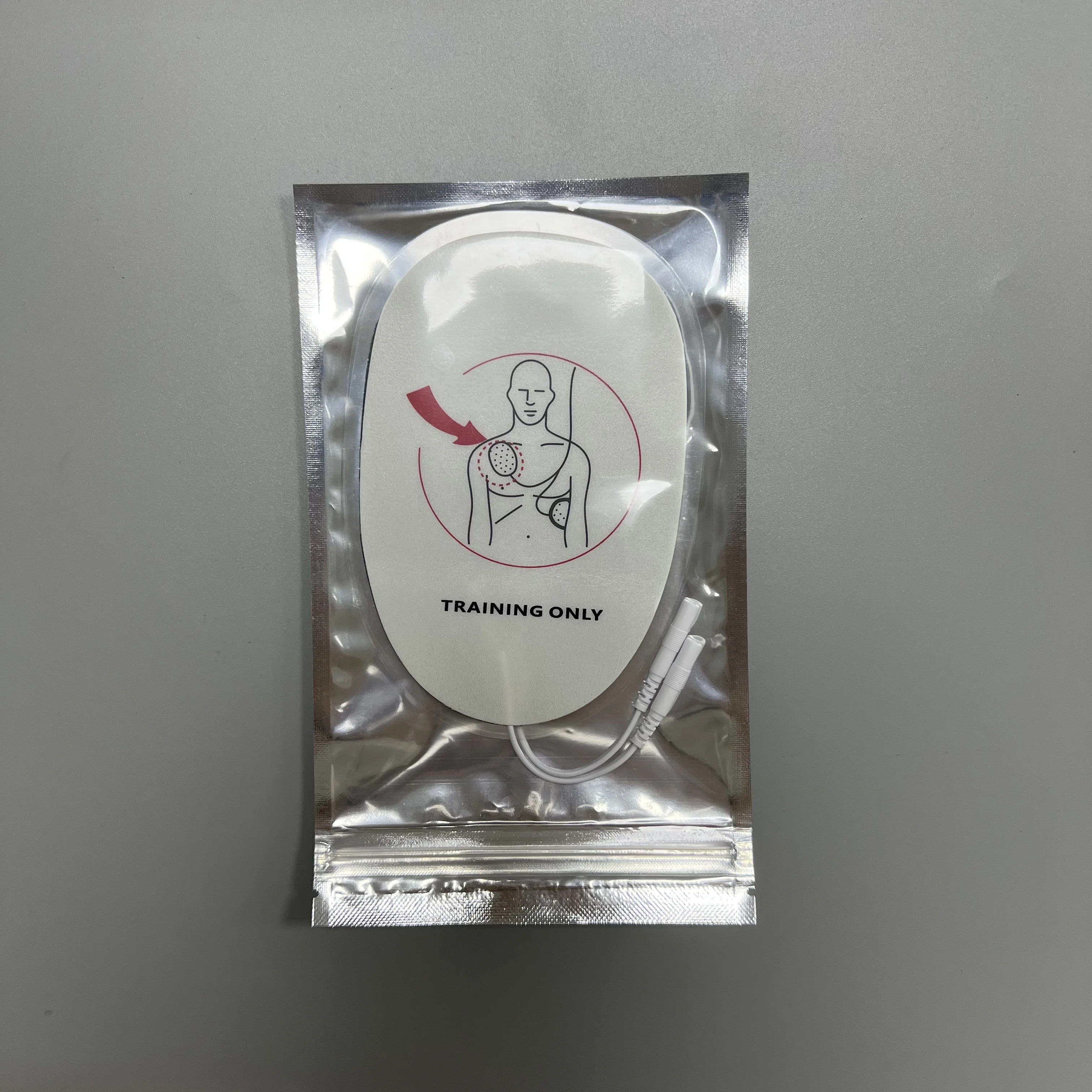 China Manufacture Adult Children Defibrillator AED Electrode Pads for AED Defibrillator Training