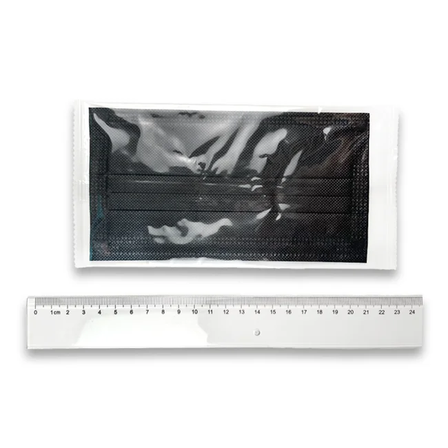 best selling face mask BLACK DISPOSABLE  face mask 3 ply 50 PACK type manufacturer face mask