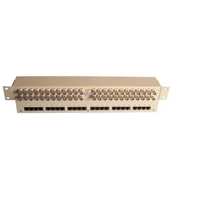75ohm to 120ohm 24 E1 Balun Patch Panel