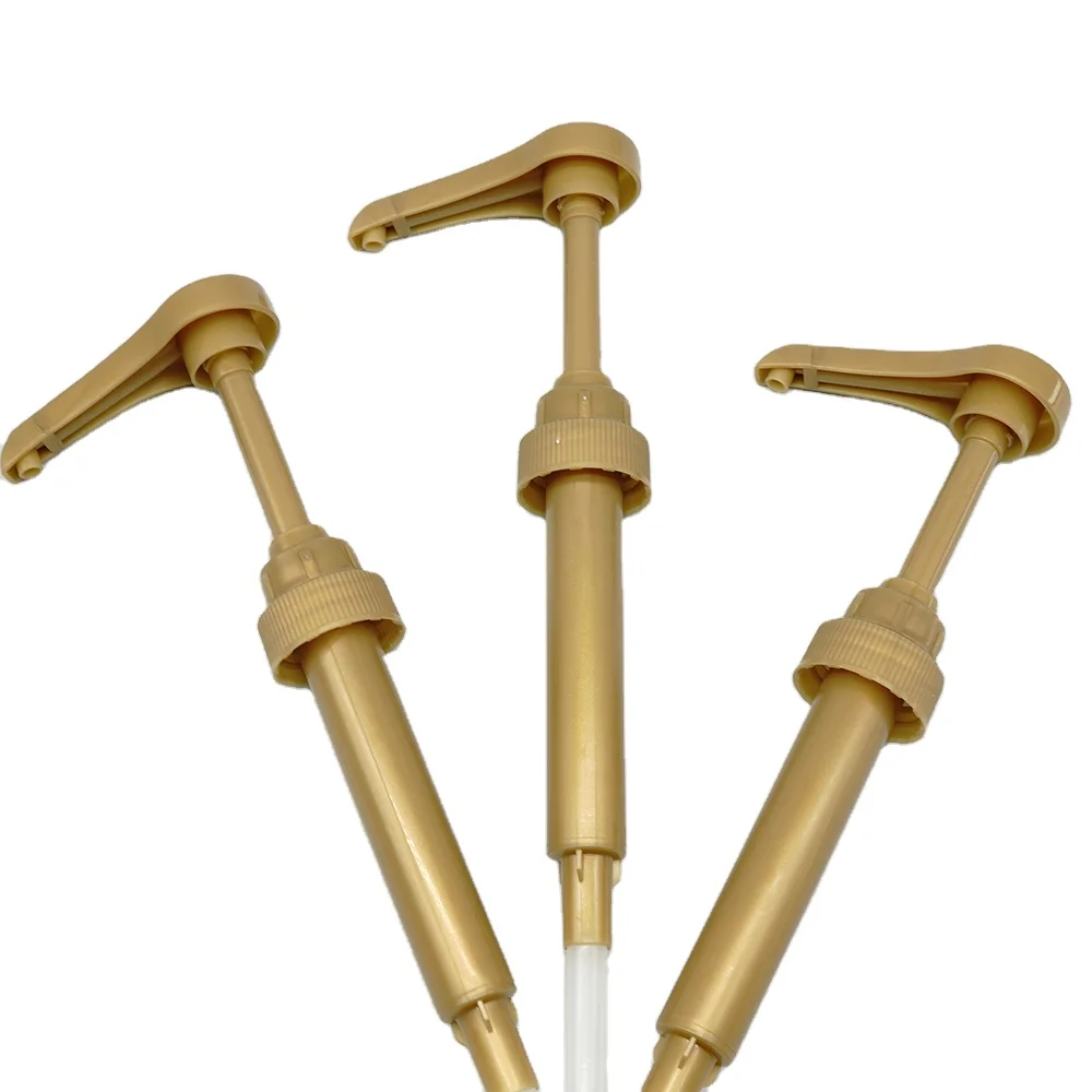 Syrup dispenser pump with long nozzle, food grade China in Torani syrup dispenser pump with PP in black