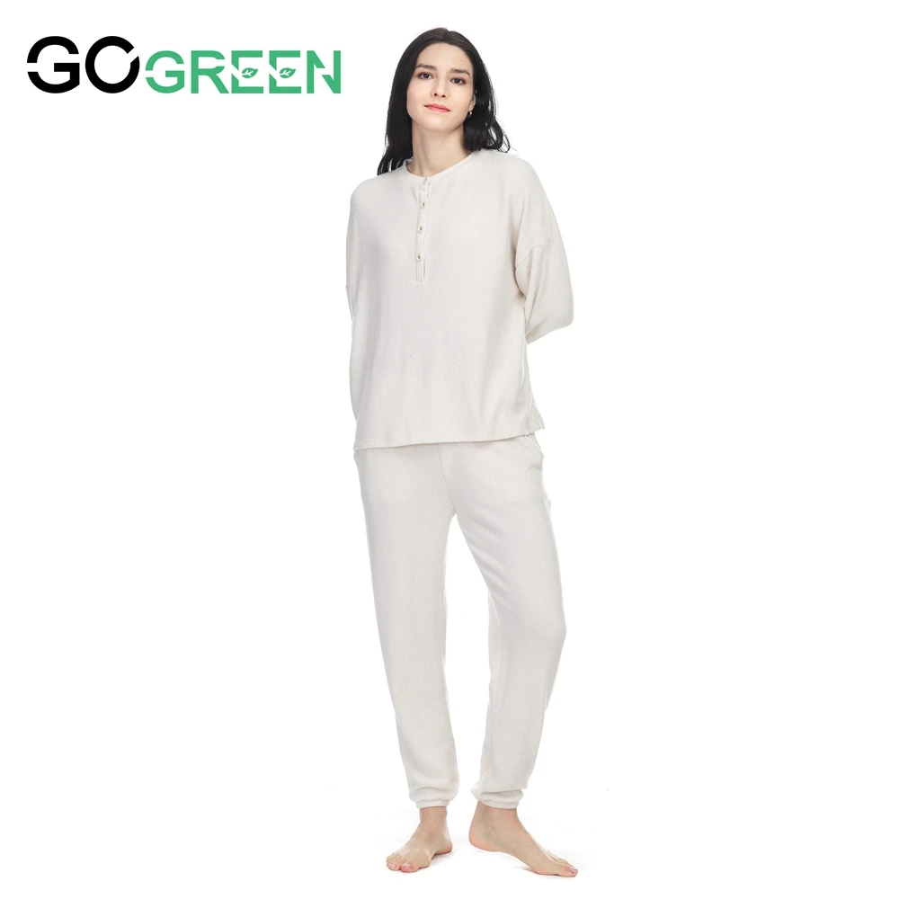 Soft And Comfortable Explosive Long-Sleeved Home Wear Fleece Pajamas Suit
