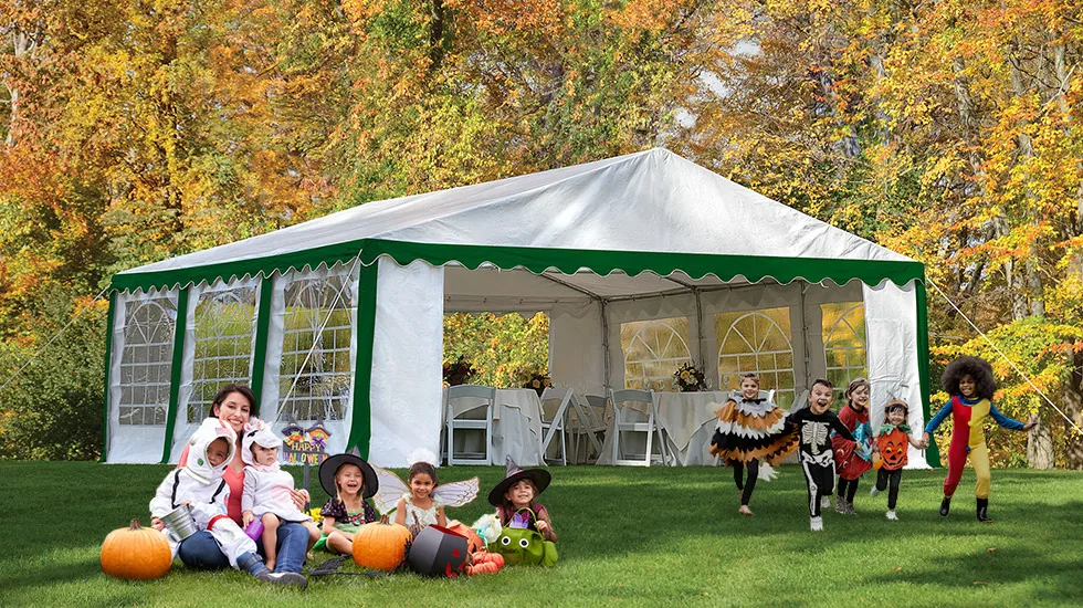 6 x6m PVC gazebo outdoor
