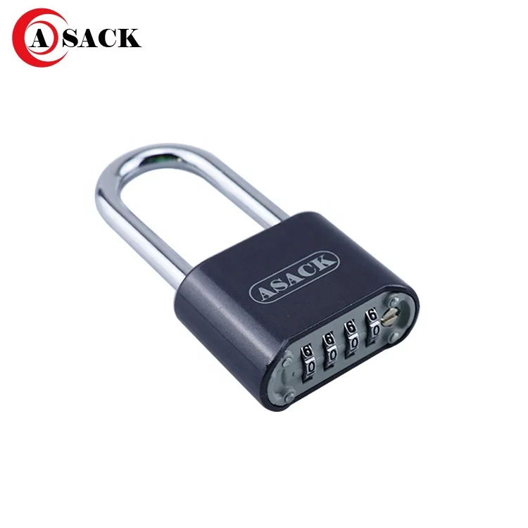 Asack цифровой кодовый замок Анти-кражи 4 цифры по ценам от производителя подвесной с паролем дверей выдвижных ящиков шкафчик для багажа (Национальной ассоциации пожарной безопасности pad