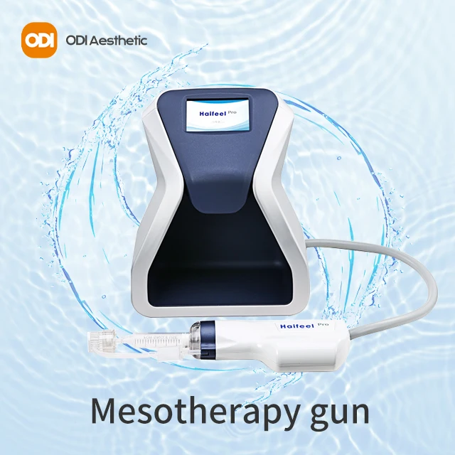 Korean Radio Frequency Microneedling Mesotherapy Gun Price Anti Aging Skin Whitening Crystal Injector Mesotherapy Gun