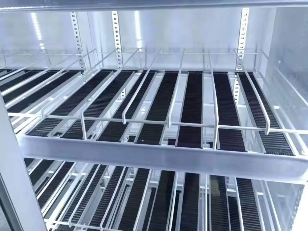 Supermarket Commercial  Upright Glass Door Cold Energy Drink Beverage Display Refrigerator Freezer