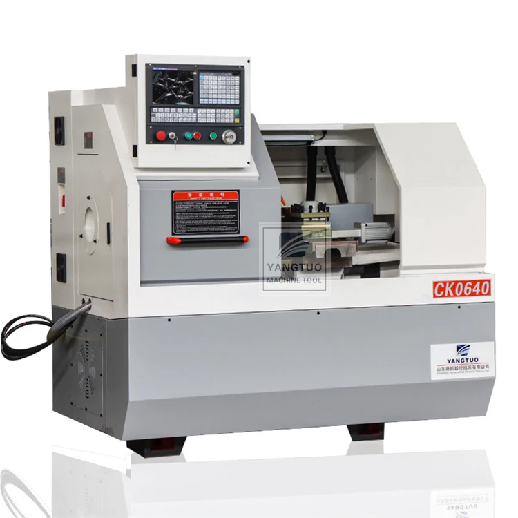 China CNC lathe machine bench CK0640 Mini CNC Lathe