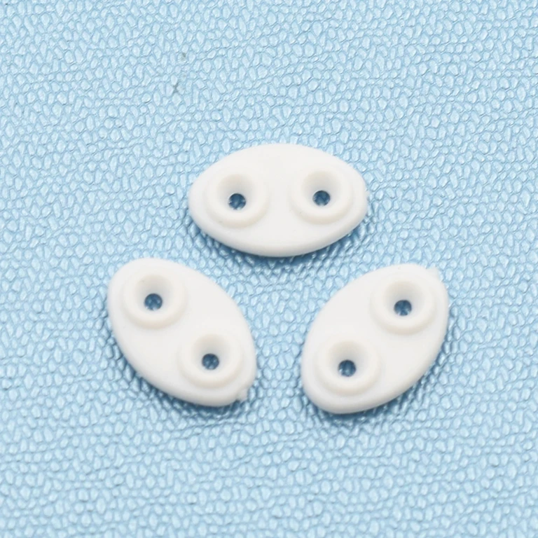 Двойное отверстие, овальная пластиковая регулирующая Пряжка для лица, эластичный шнур, резиновый шнур, стопор