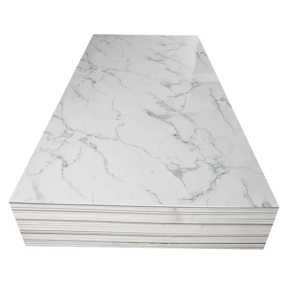 4x8 glossy uv marble sheet colourful uv board