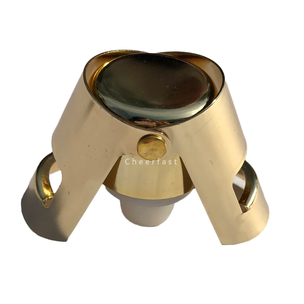 Nice Design Sparkling Wine Bottle Stainless Steel Champagne Stopper