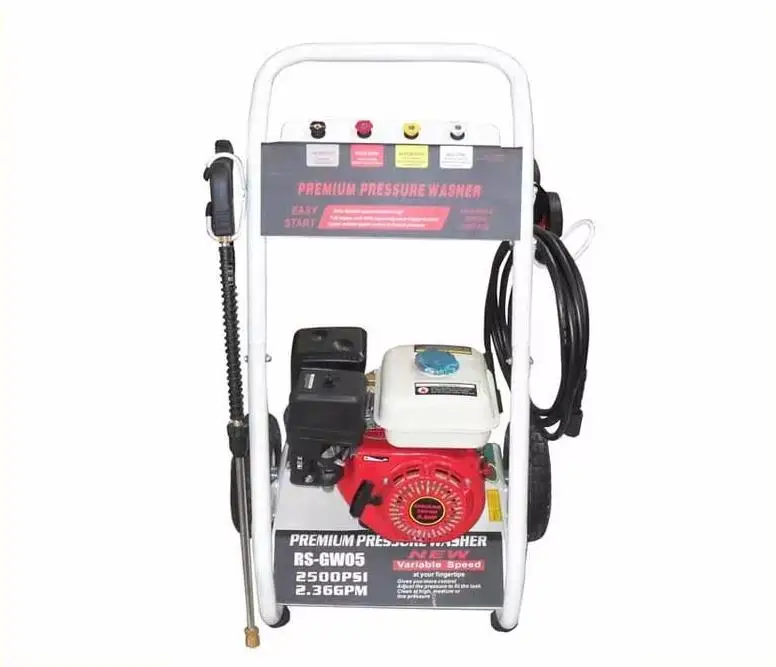 gasoline engine driven high pressure washer