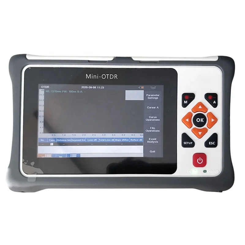9 в 1 MINi OTDR 1310 нм 24/22дб волоконно-оптический OTDR с VFL OLS OPM карта событий
