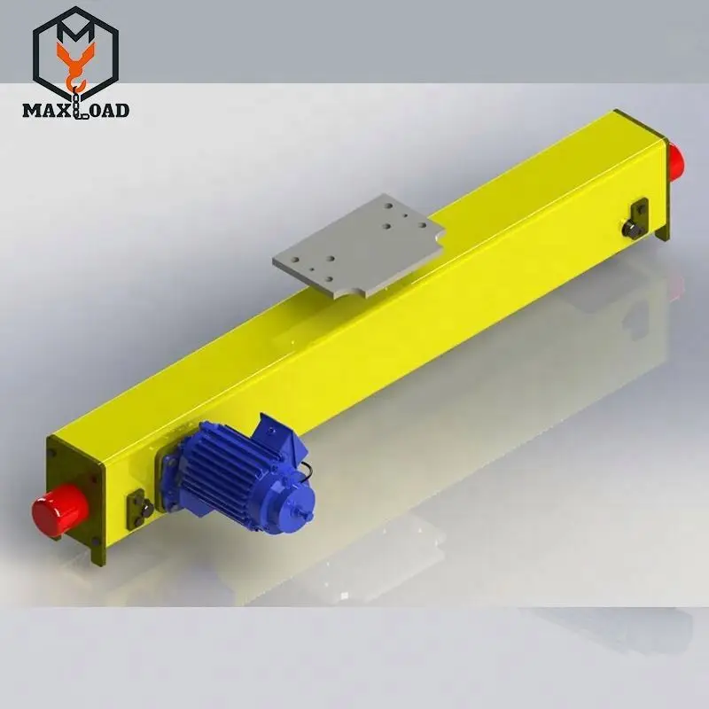 C Rail Festoon System Steel Track Cable Trolley for Crane End Beam