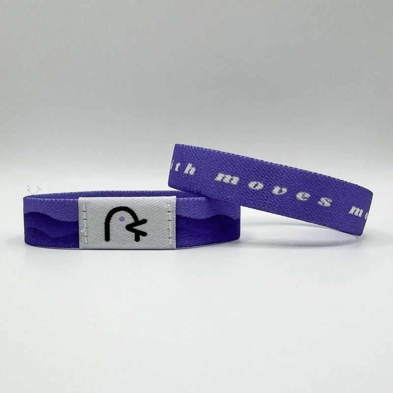 Tiktok Hot Selling Christian Gift Wearable Fabric Smart NFC Rfid Wristbands Custom Dropshipping Scan Daily Bible Verse Bracelet