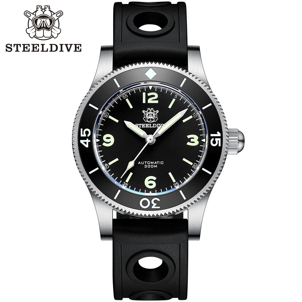 In Stock! SD1952 Japan NH35 Automatic Watches Ceramic Bezel Sapphire Glass Diving Wrist Watches Men
