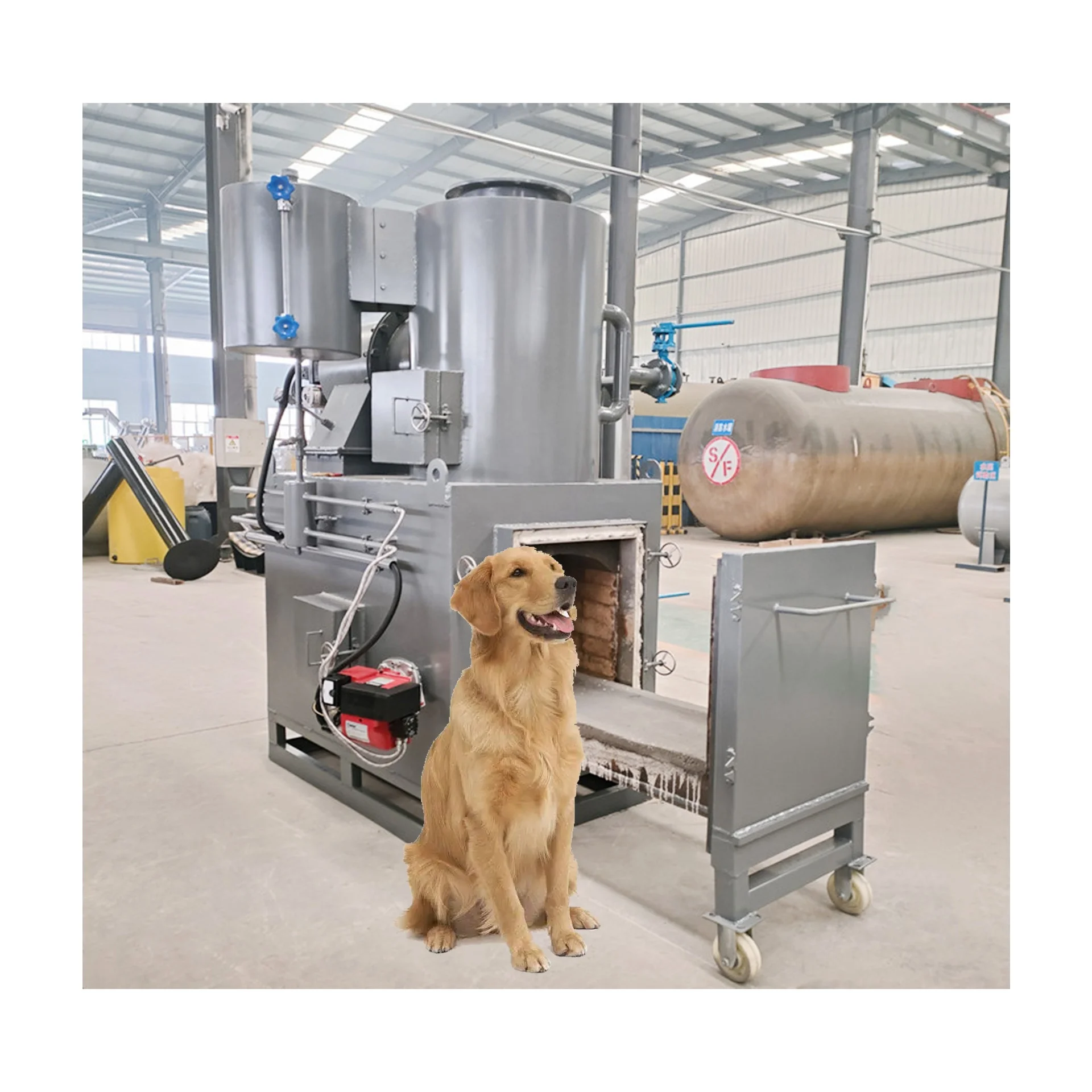 Environment Friendly Waste Animal Carcass Crematorium Small Hotel Waste Incinerator