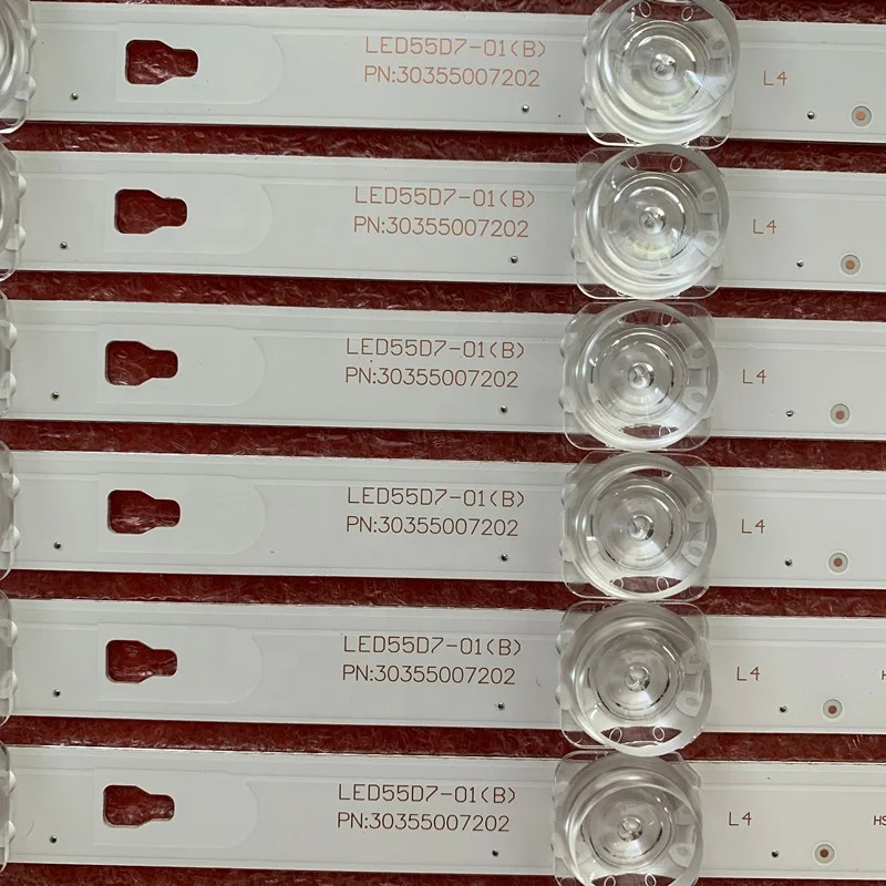 14 pieces LED55D7-01( A) tv backlight for HAIER LE55A7100L/LE55B510N/LE55B510X menyebabkan backlight