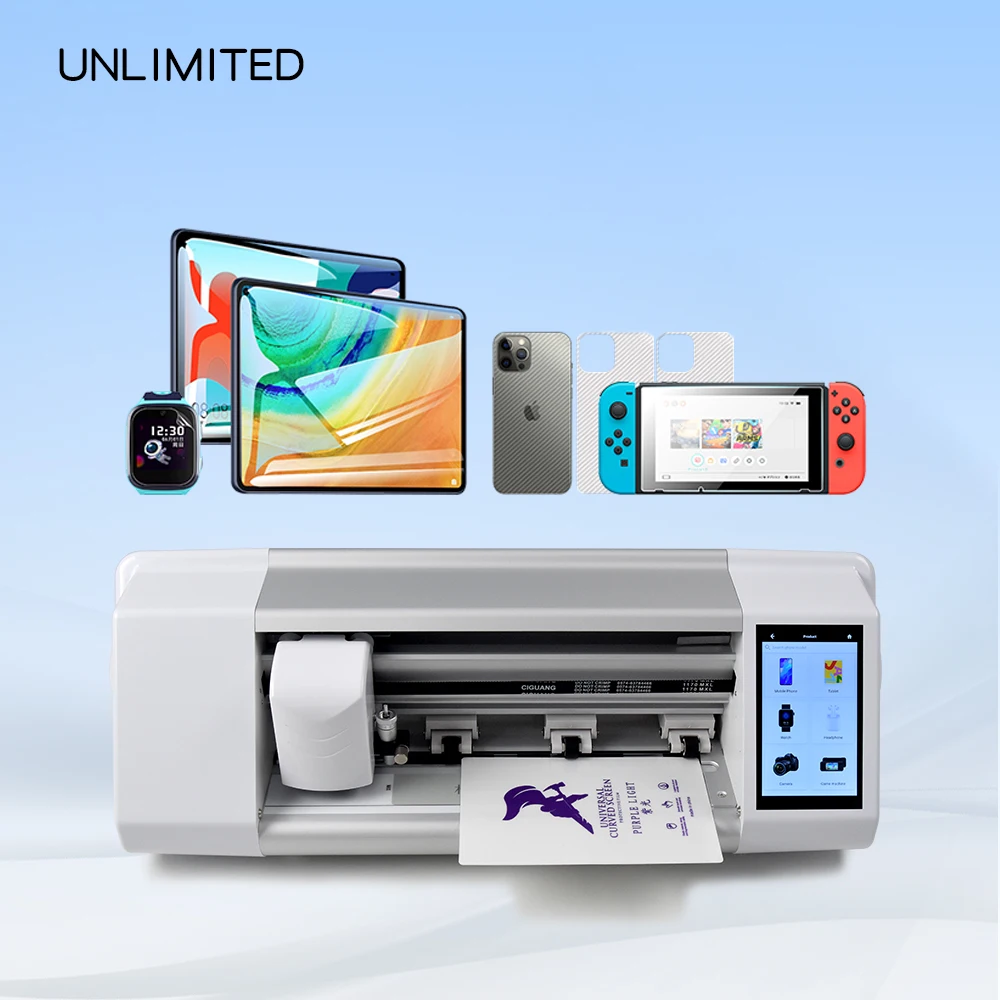 Factory Hydrogel Plotter Machine For Cutting Nano Liquid Hydrogel Screen And Back Protectors