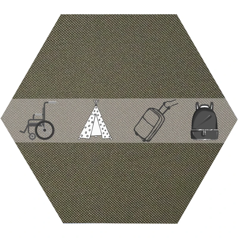 Китайская окрашенная пряжа, рулон водонепроницаемой камуфляжной ткани 600D, оксфордская ткань с ПВХ-покрытием