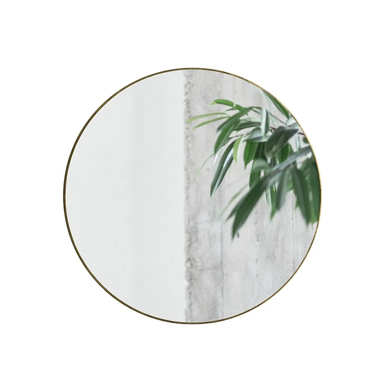 Round Frame Wall Mirror Living Room Decorative French Style Home Wall Mirror