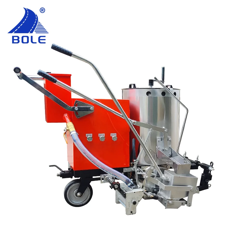 High quality China manufacturer thermoplastic pre heated and road marking all in one road marking machine