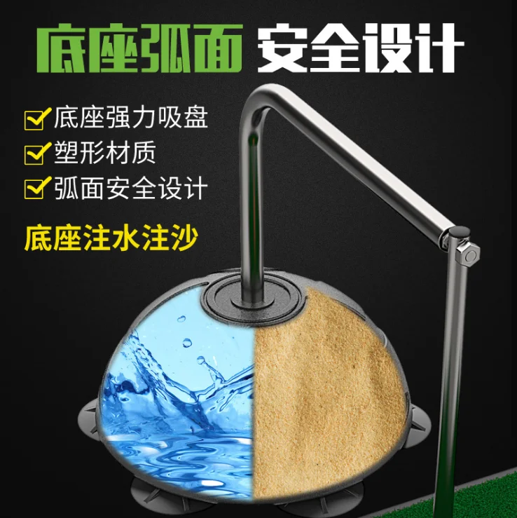 360 Rotating Golf Swing Trainer Hitting Training Swing,  Portable Practice Outdoor Power Flex Mat Ball Trainer with Suction Cup