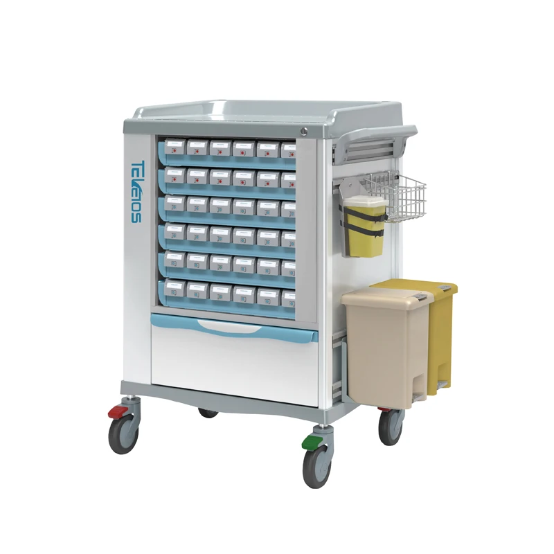 Medical Dispensing cart Hospital Medication Trolley