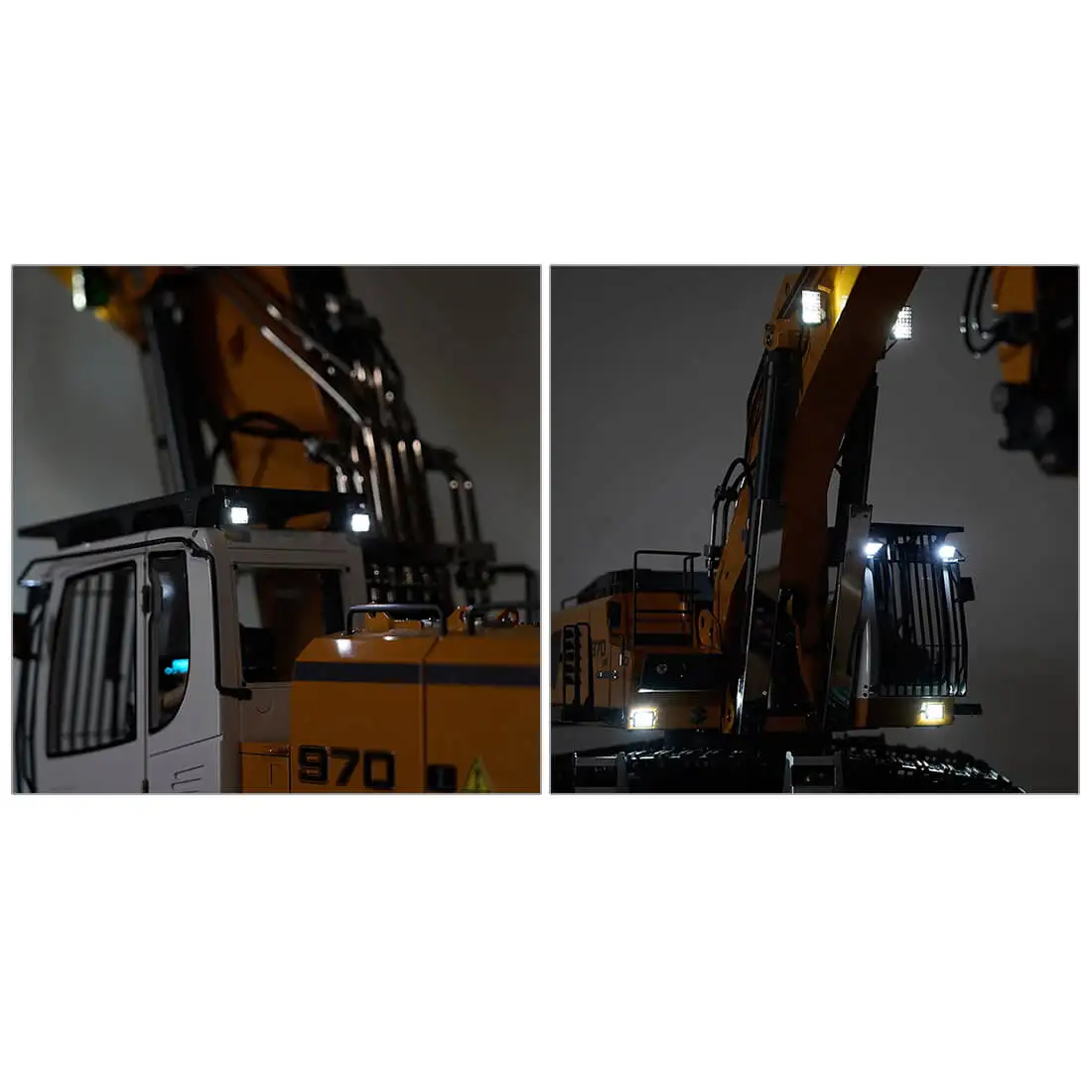 Гидравлический экскаватор KABOLITE K970 1/14 2 4G RC полностью металлический с дистанционным управлением строительные транспортные средства механическая