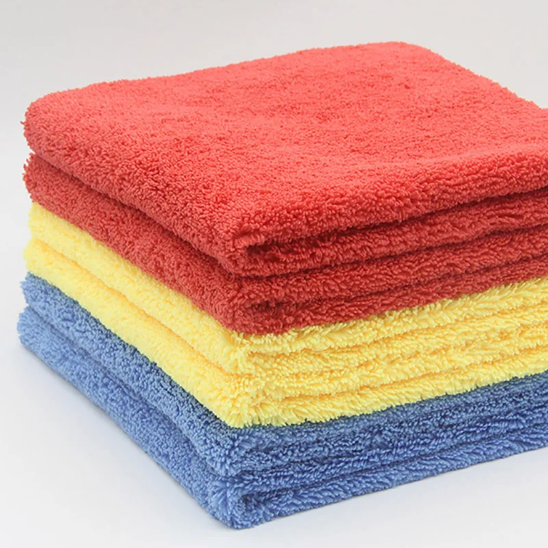 Thick edgeless detailing washsing car cloth cleaning micro fiber for car cleaning cloth