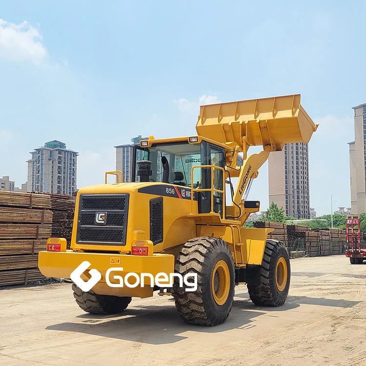 front end wheel loaders 5 ton occasion roues chargeur used liugong wheel loader 856 clg856h with low price