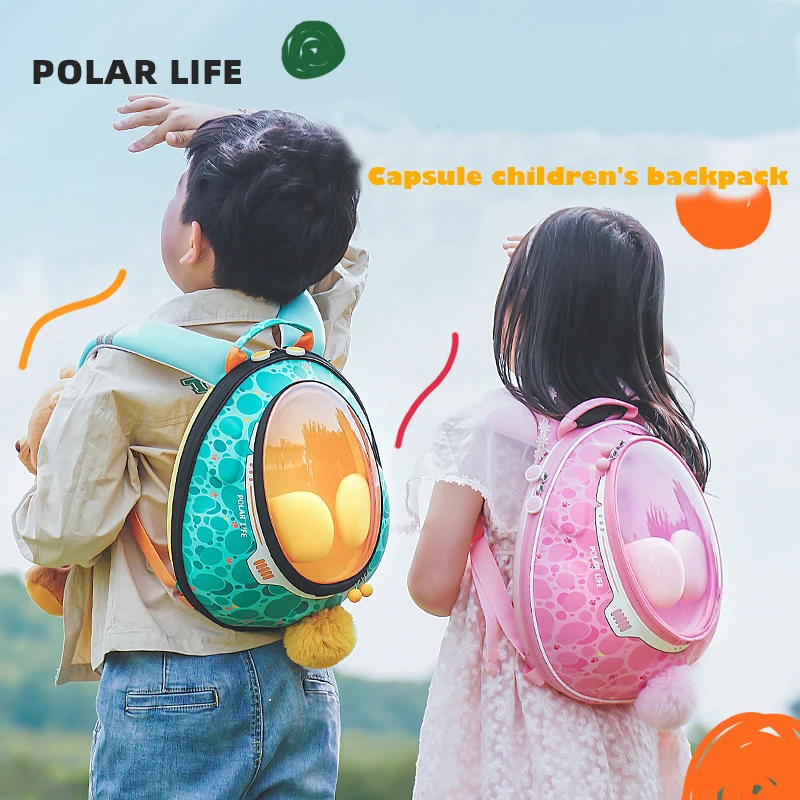 Funny LED light kid smart cute mini school backpack water proof