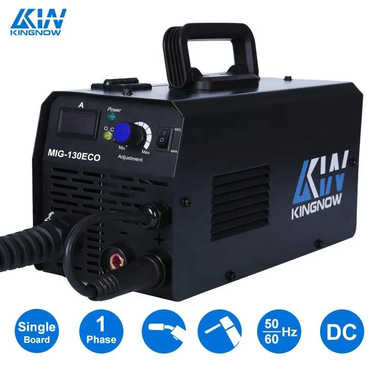 kingnow cheap Light Outside the home user stud mig 120 ECO Inverter portable welder
