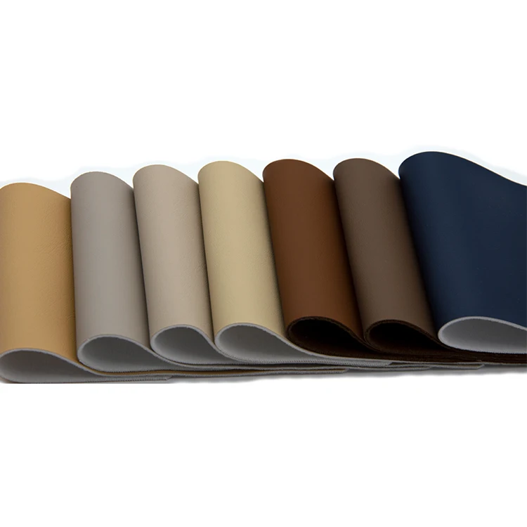 Solvent free PU faux leather sheets abrasion resistant sofa synthetic leather for handbag car seat cover