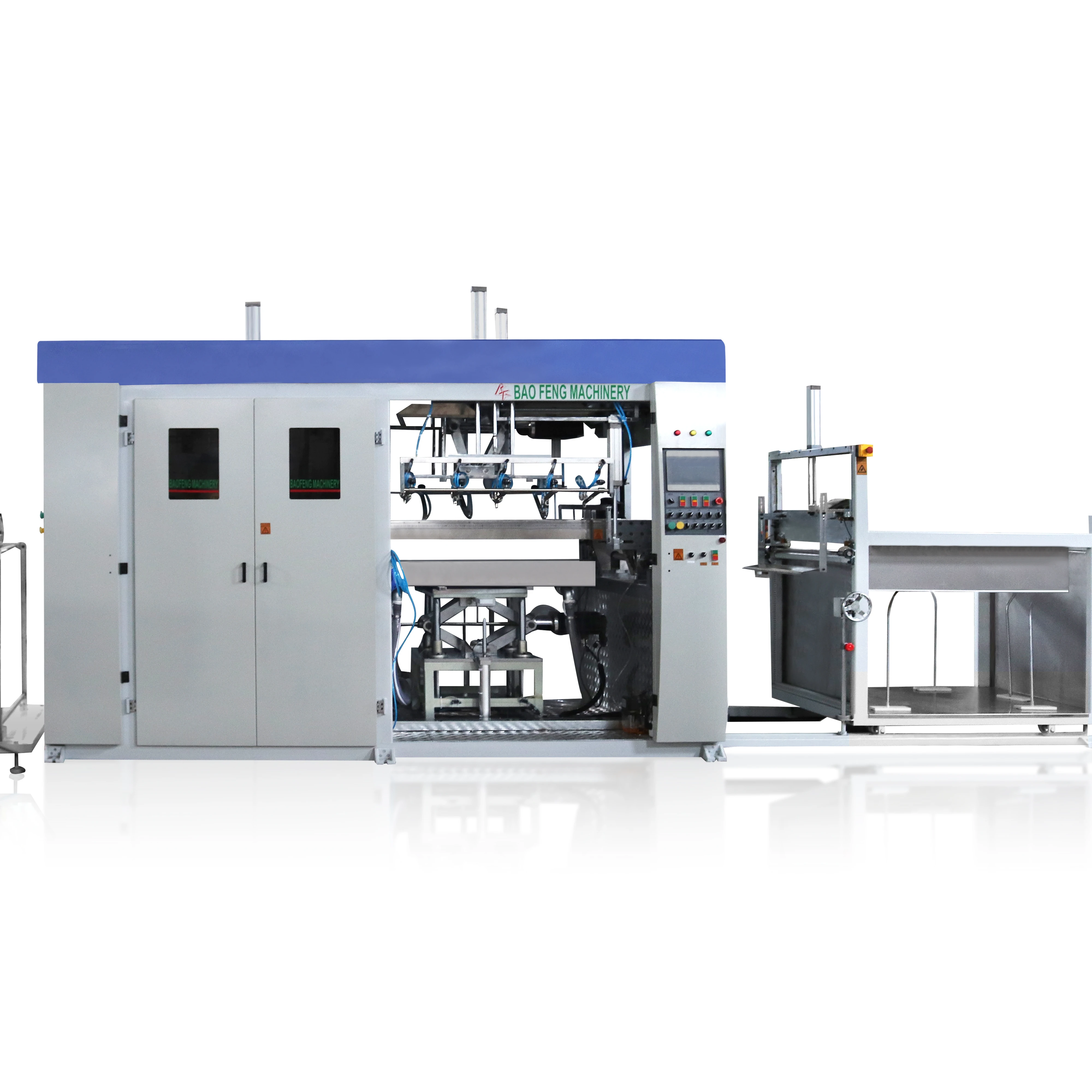 disposable biodegradable tableware production line plastic fast food lunch box thermoforming machine