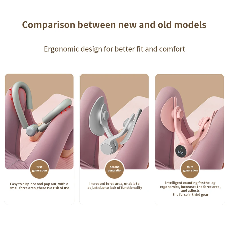 New Smart LED Thigh & Hip Trainer Muscle Fitness Kegel Exerciser for Pelvic Floor Arm & Leg Tightening Made of Durable Plastic