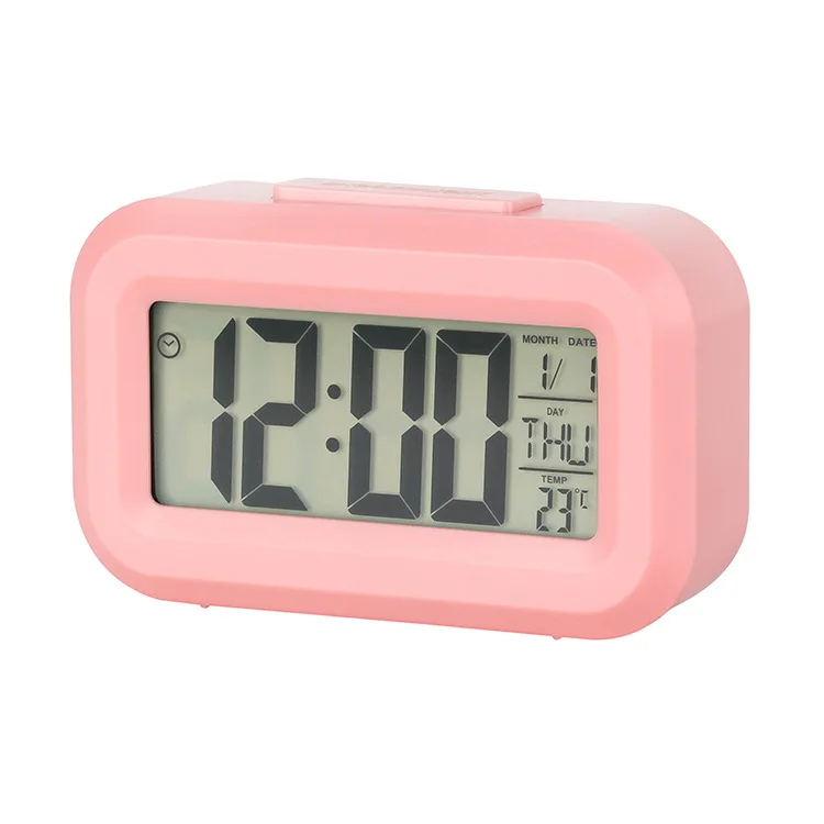 New electronic clock smart desktop multi-function clock with luminous temperature calendar kitchen timer