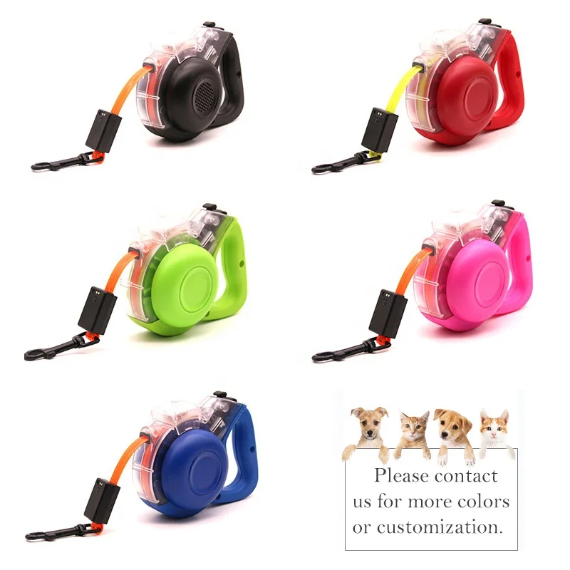 Custom Wholesale Strong Heavy Duty TPU Waterproof Pet Dog Leash Lead