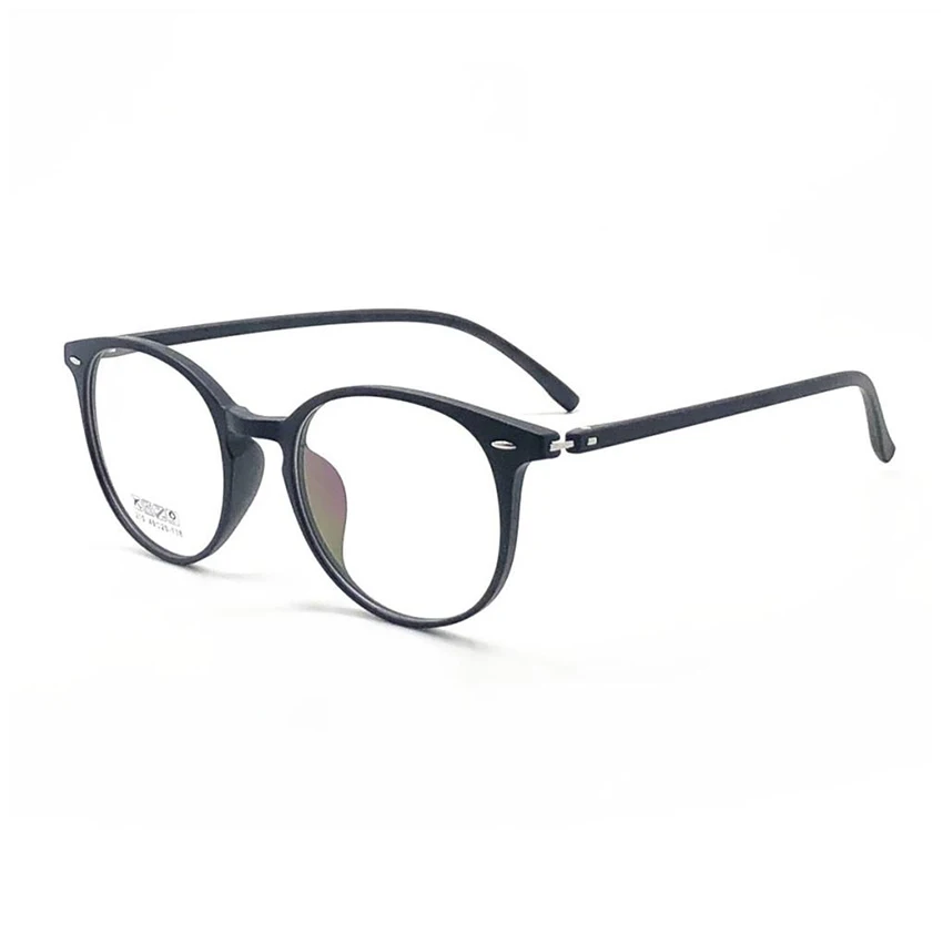 Retro Round Tr90 Metal Hinge Glasses Frames Optical Blue Light Filter Eye Glasses For Men