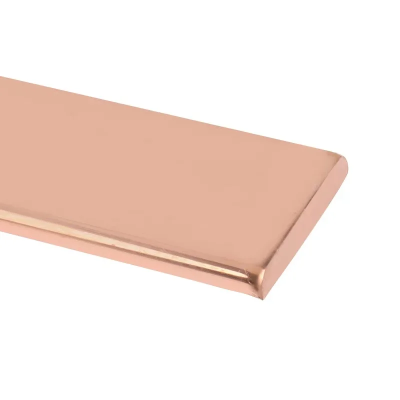 Solid Copper Bar T2 tinned brass rod 80*8/60*6 c1100 copper flat bar price