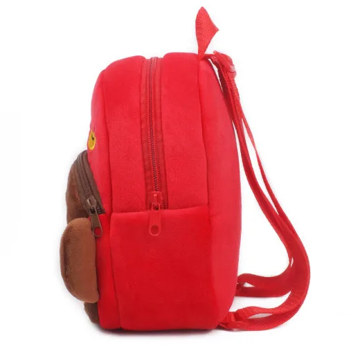 
cute monkey fur kid bag kindergaden children backpack 