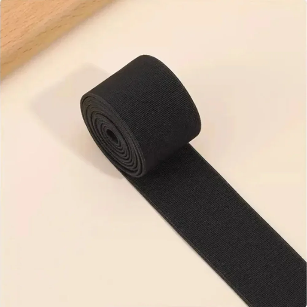 Custom Elastic Webbing Strap Waistband Bias Tape Fold Over Knitted Polyester Nylon Elastics For Clothing