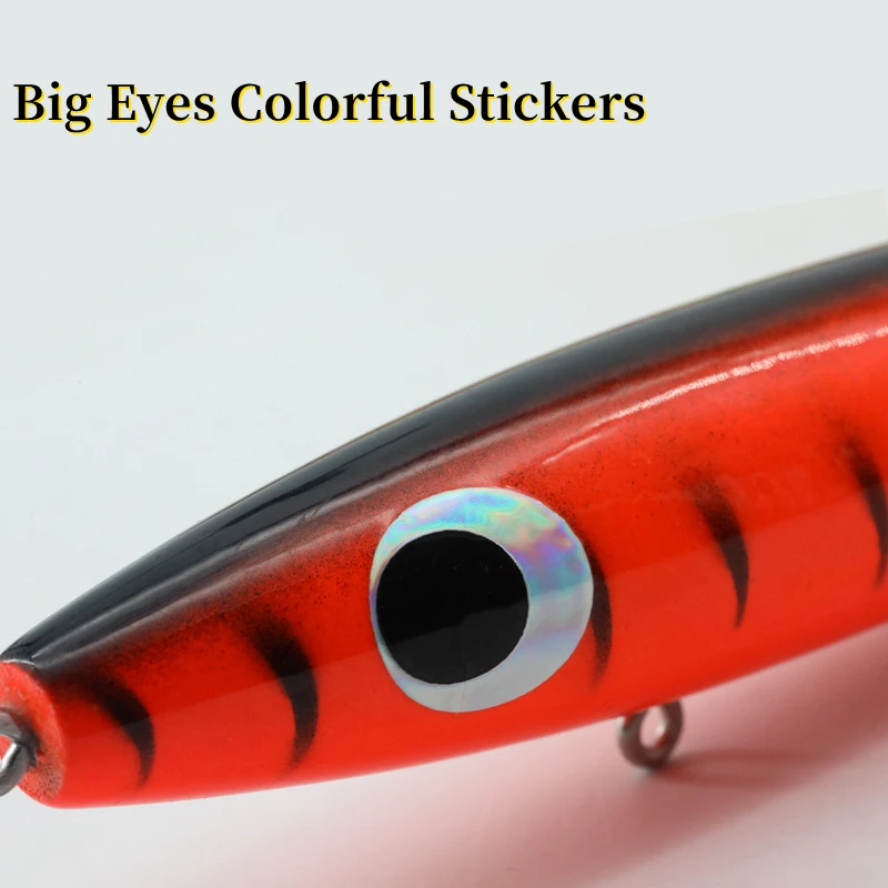 New FEATHER 140mm/5.5inch 25g Big Game Trolling Hard Wooden Floating Fish Lure Propeller Bait OEM Hard Popper Silicone River