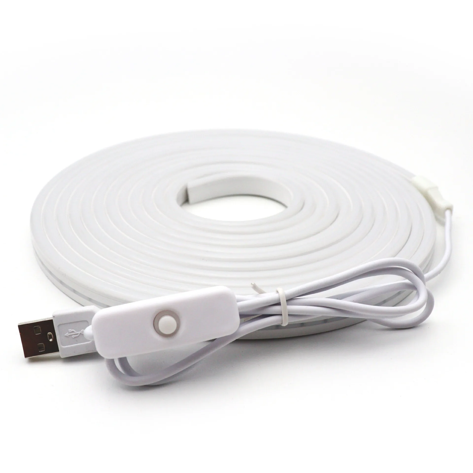 Button 5V USB light strip LED waterproof flexible atmosphere back adhesive low voltage 2835 self-adhesive light strip set