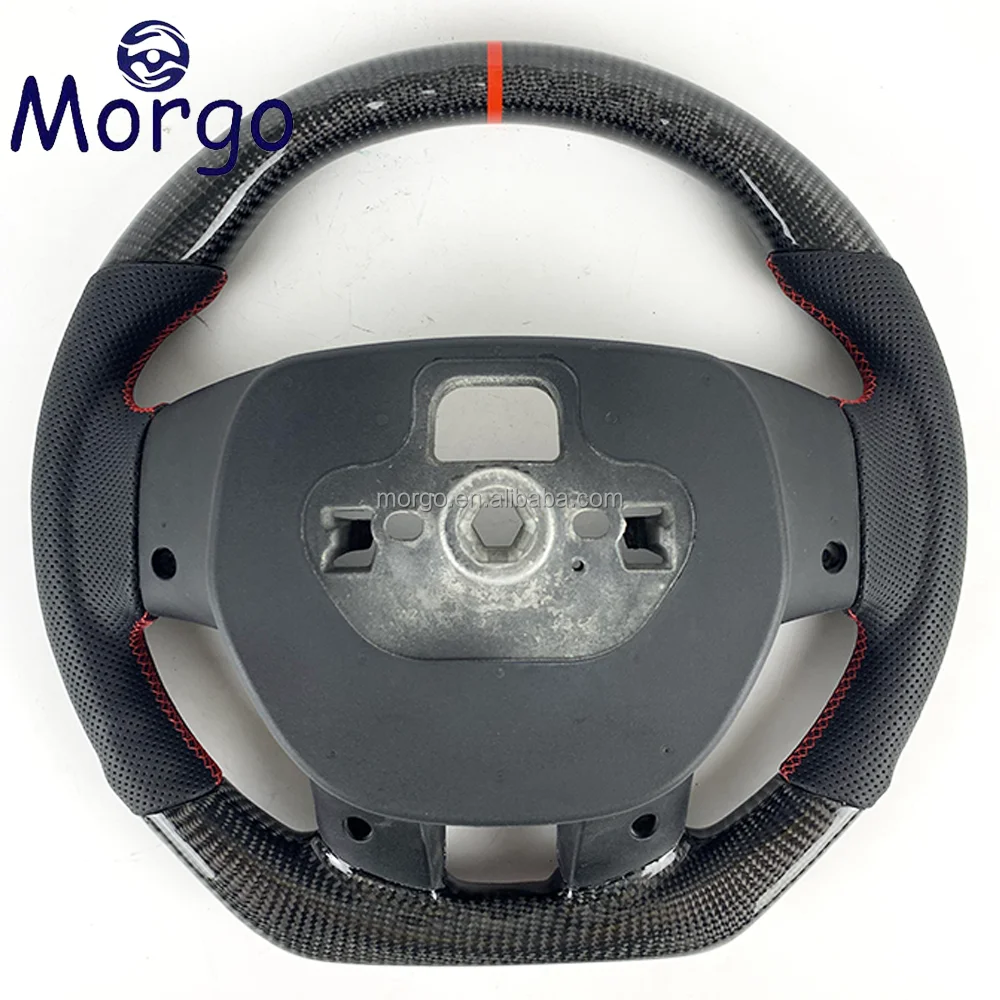 Customized Carbon Fiber Steering Wheel For Ford Ranger Raptor Everest 2016 2017 2018 2019 2020 Steering Wheels Car Accessories