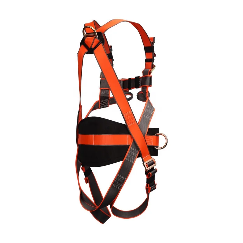 HT-321 Aluminum automatic buckles polyester webbing CE full body harness anti-falling safety harness