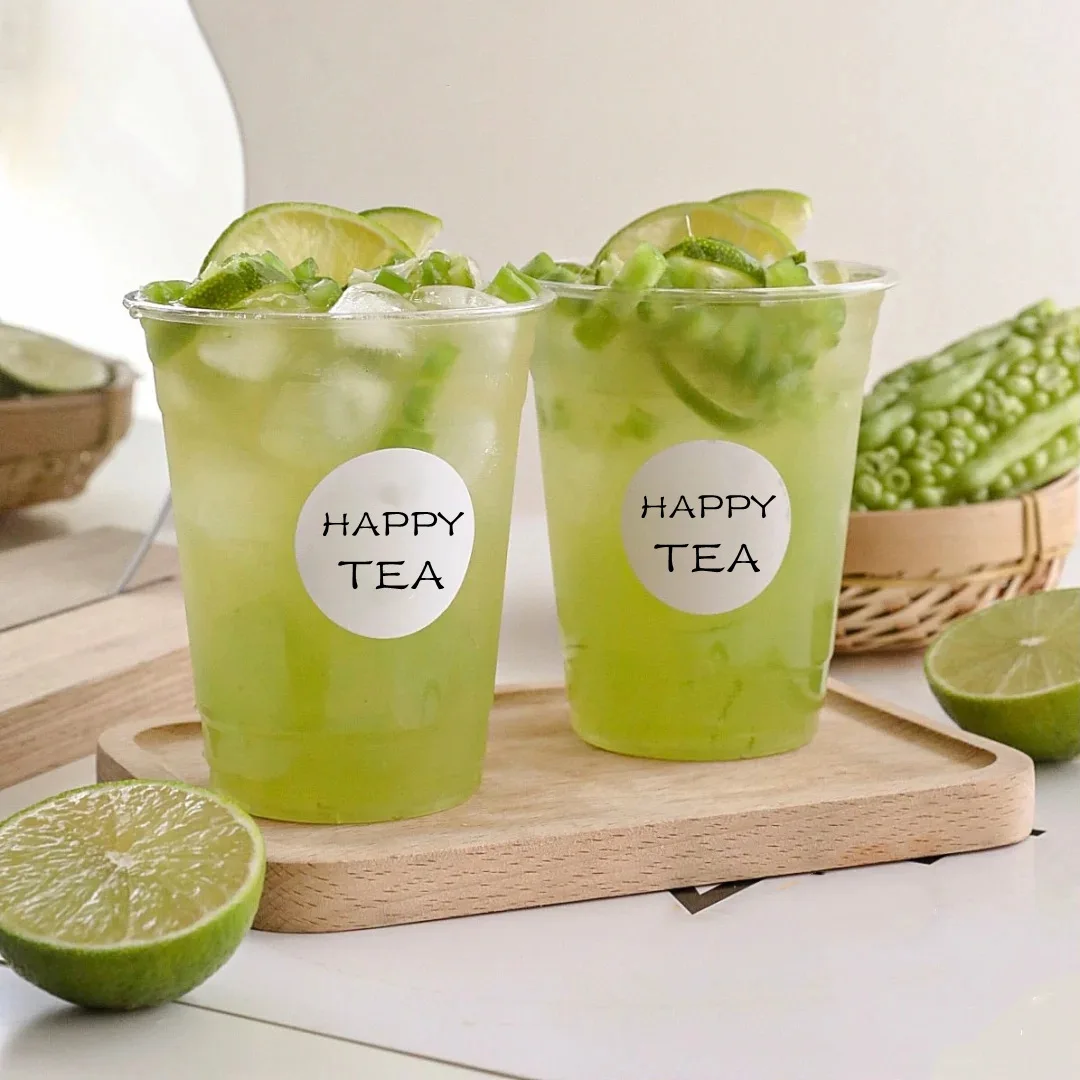 14oz 400ml Wholesale disposable Clear PET/PLA 90mm Plastic cup for Cold beverages Cups 14oz