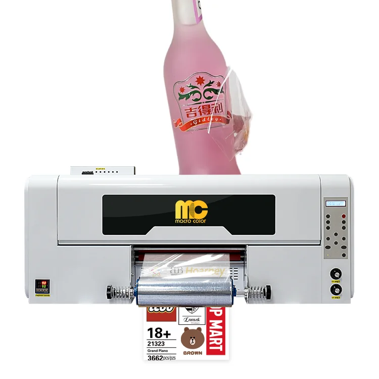 30cm A3 UV DTF Printer Pen Wraps Uv Dtf Digital Roll To Roll Label Printer Small Sticker Printer Printing Machine