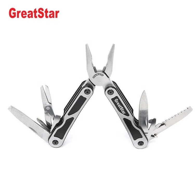 Многофункциональные складные карманные плоскогубцы Greatstar 15 в 1 Многофункциональный инструмент из нержавеющей стали комбинированные многофункциональные