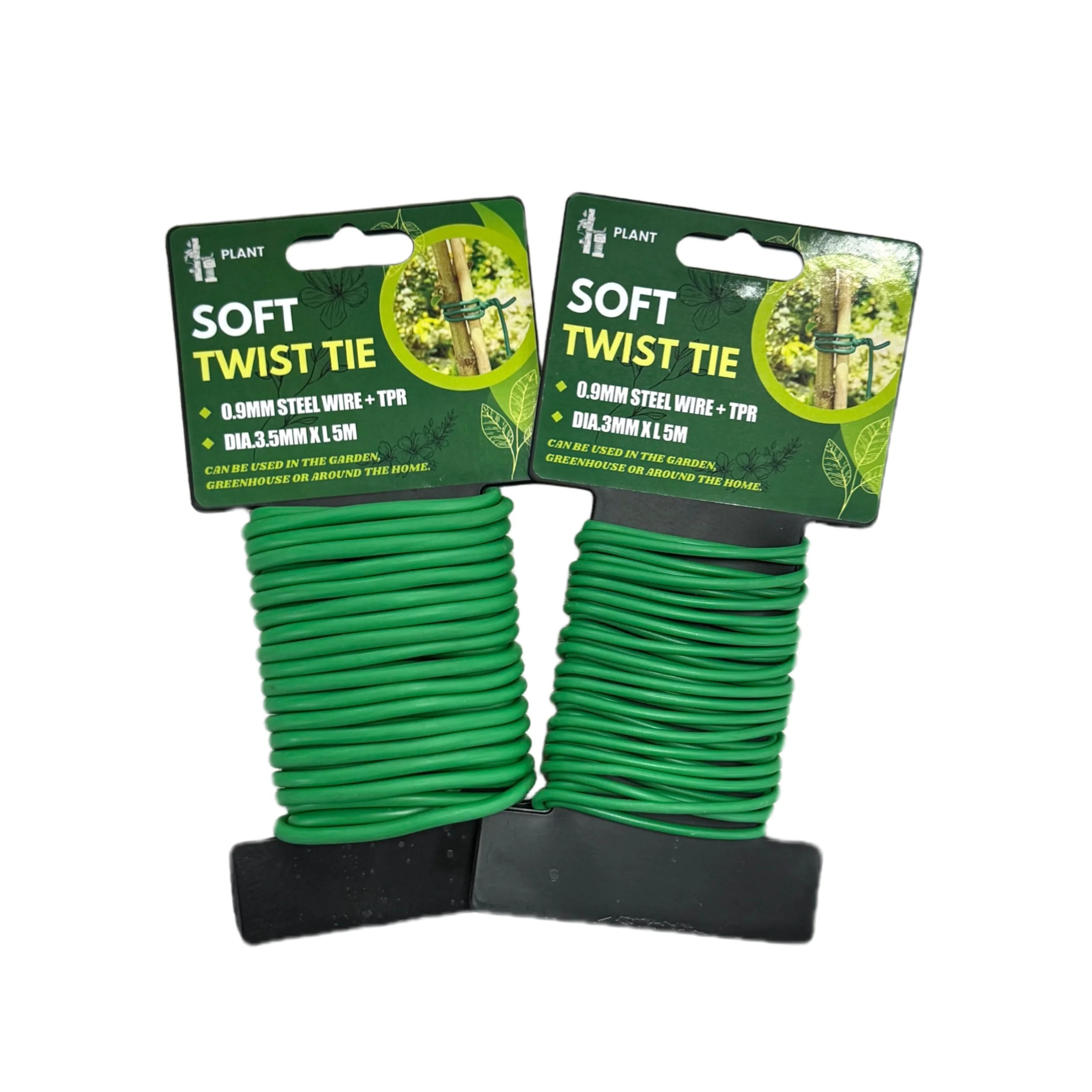 Outdoor Camping Tent Canopy Hydroponic Metal Pulley Rope Ratchet Tensioner Tie Soft Twist Plastic Plant Tie