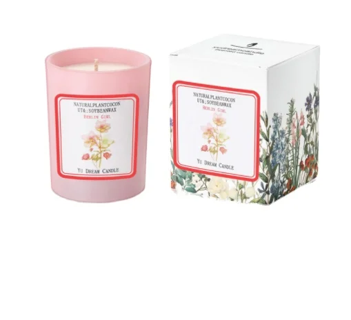 Professional Unique Style Aromatic Scented Candle Free of Smoke Low Carbon Home Decoration Aromatherapy Soy Wax Pillar
