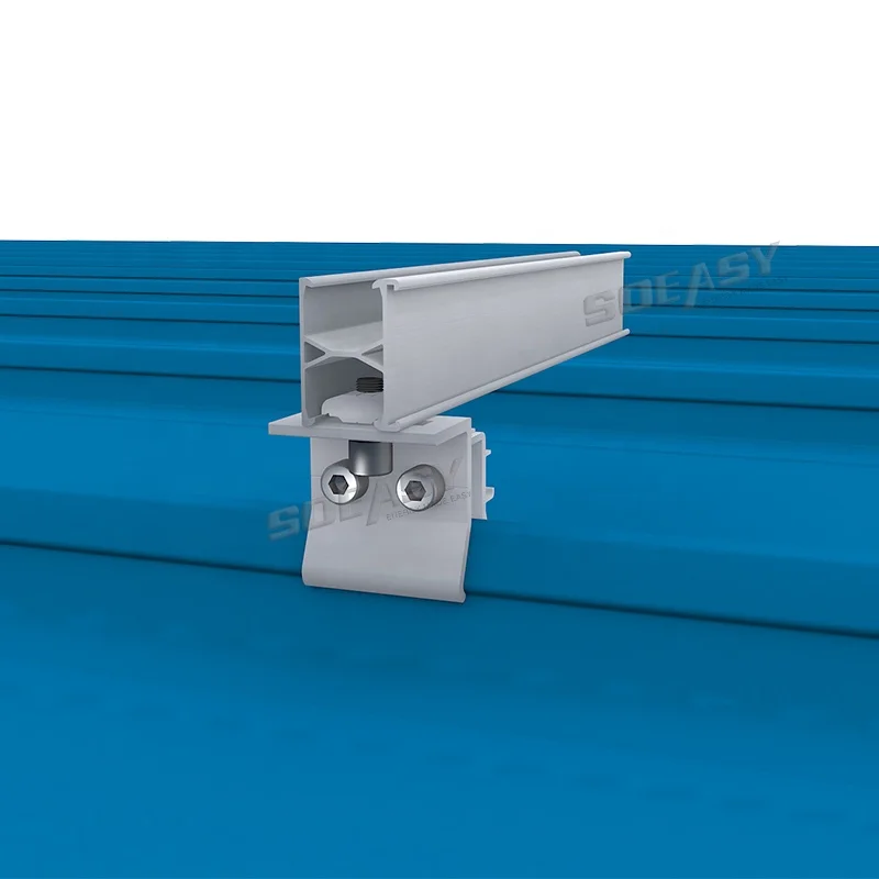 Soeasy aluminum solar panel roof mount clip lock pv system rack clamp